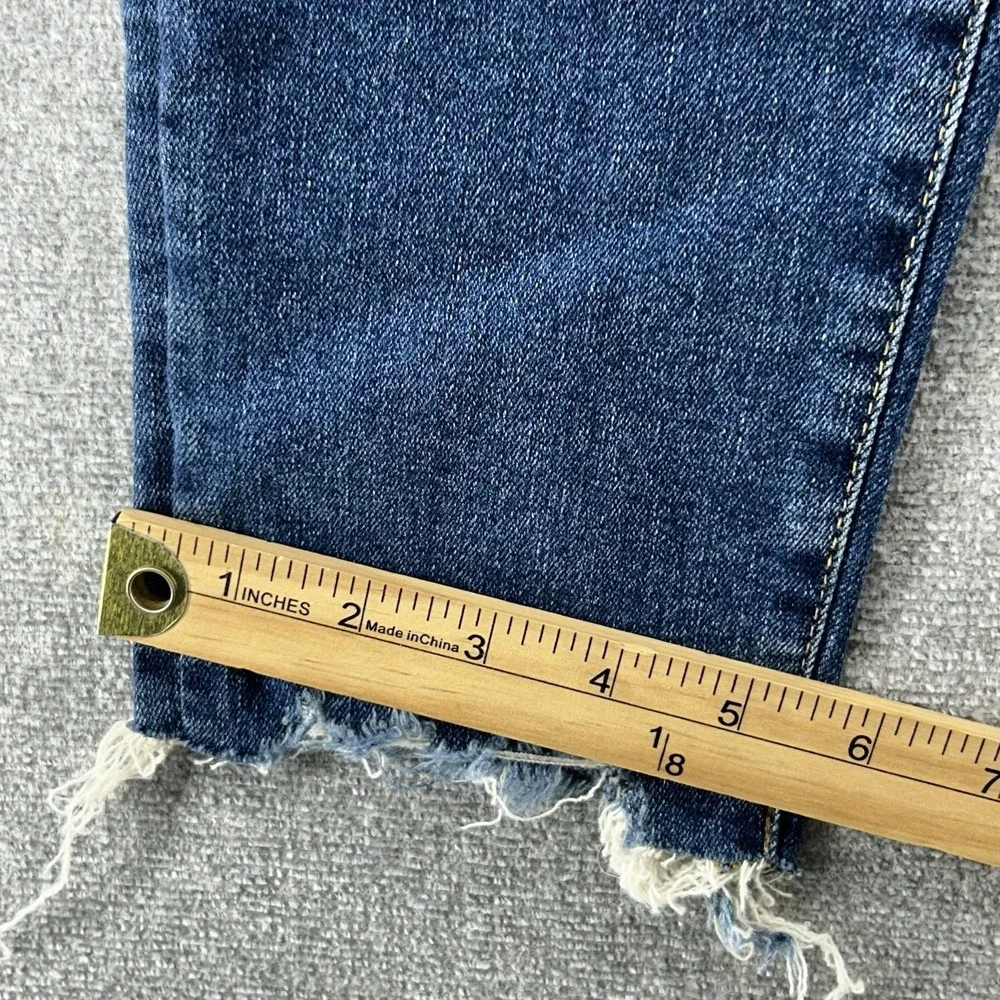 Adriano‎ Goldschmied The Legging Ankle Jeans Women Size 31R Raw Hem Denim Casual